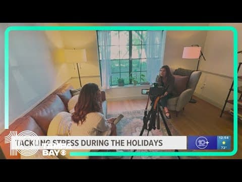 Therapist talks about how to tackle stress during the holidays