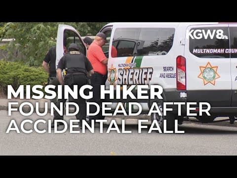 Missing hiker found dead at Columbia River Gorge waterfall