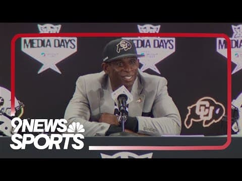 Deion Sanders sidesteps questions about his health at Big 12 media days