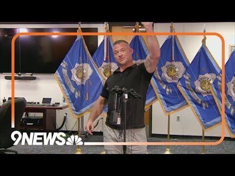 Denver sergeant injured at Nuggets parade to throw the first pitch at Rockies game