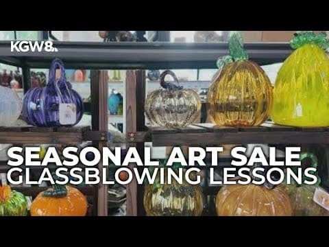 Northeast Portland hosts seasonal art sale, glassblowing lessons