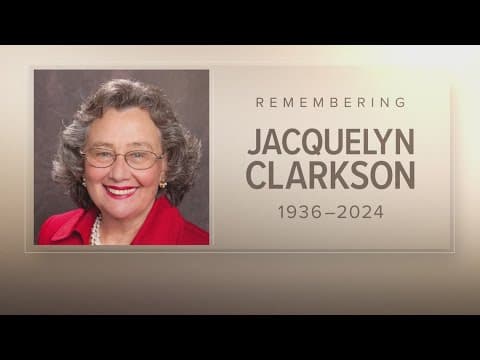 Jackie Clarkson's funeral services held