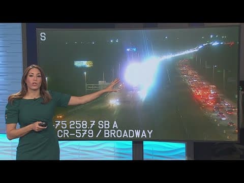 Heavy delays for drivers on I-75 near MLK Jr. Boulevard