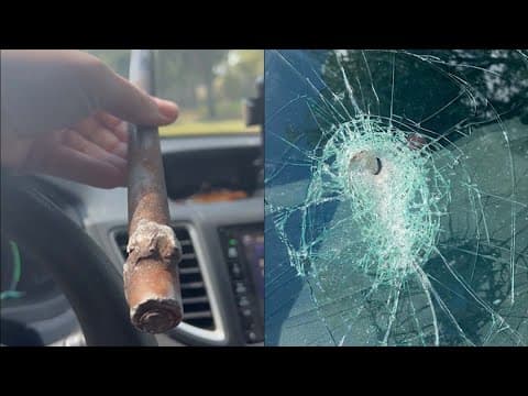 Houston woman avoids 'Final Destination' situation on Beltway 8