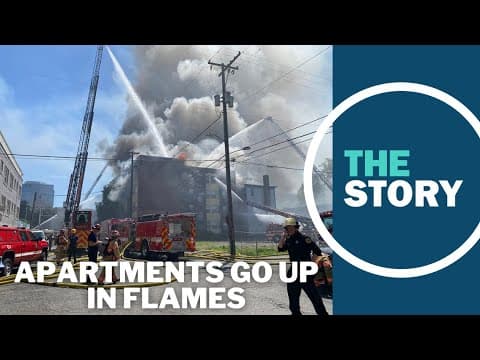 Downtown Portland apartment building that caught fire was inspected day prior