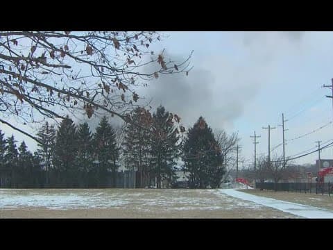 Crews battling garage fire in west Columbus