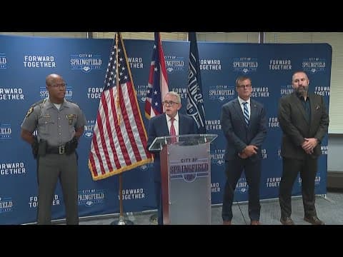 DeWine in Springfield as city leaders deal with threats, misinformation about Haitian migrants