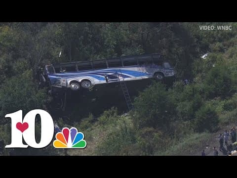 New York charter bus crash: Students were headed to band camp