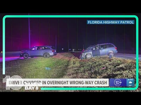 Wrong-way driver collides nearly head-on with another driver early Christmas morning