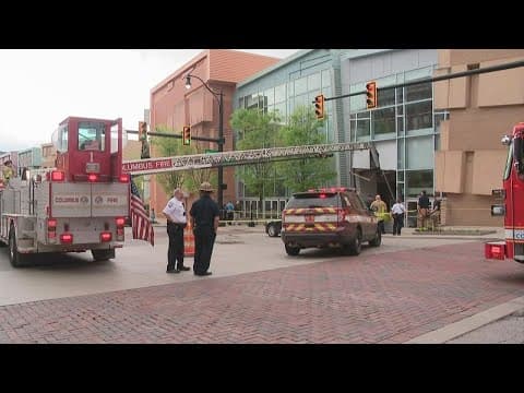 Driver taken to hospital after crashing vehicle into Greater Columbus Convention Center
