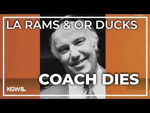 Former LA Rams and Oregon Ducks coach John Robinson dies at 89