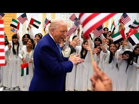 Donald Trump full ceremony in Abu Dhabi, United Arab Emirates