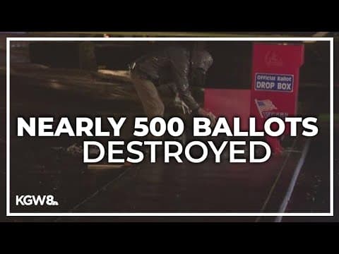 Nearly 500 ballots burned in Vancouver ballot box arson