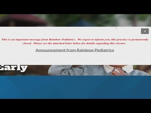 New Albany parents scrambling after Rainbow Pediatrics closes suddenly