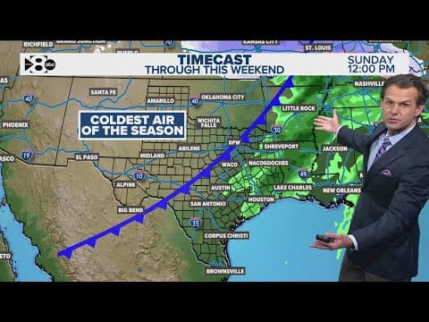 DFW Weather: Arctic air will bring cooler temperatures to North Texas next week