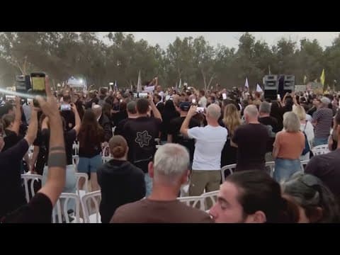 Thousands gather in remembrance of victims, hostages in Hamas attack one year later