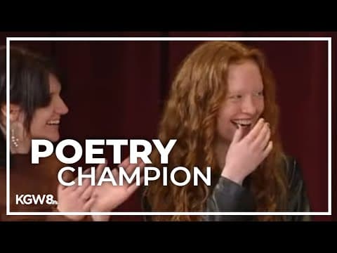 High school senior from Hillsboro named Oregon poetry champion