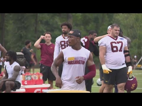 First day of Commanders training camp