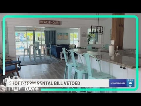 DeSantis vetoes Florida vacation rental bill