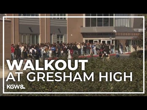 Gresham High School students walk out of class over handling of school gun incident