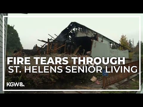 Fire, explosion destroy part of senior living center in St. Helens