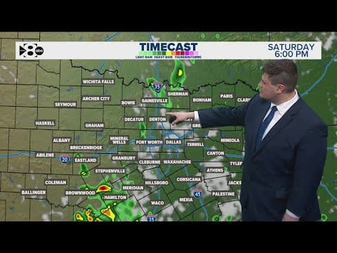 DFW Weather: Chances for rain continue over the weekend