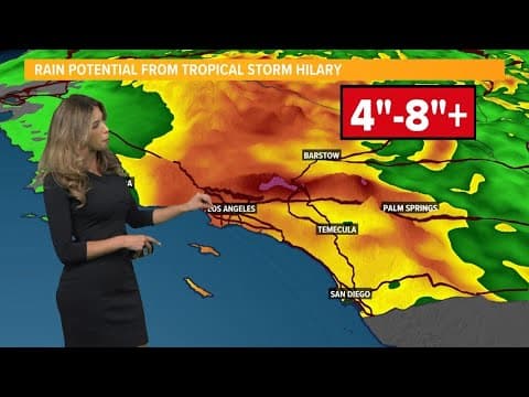 Tropical Storm Hilary latest - Sunday, Aug. 20, 2023