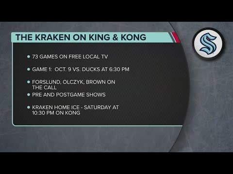 73 Seattle Kraken games will be free on KING and KONG