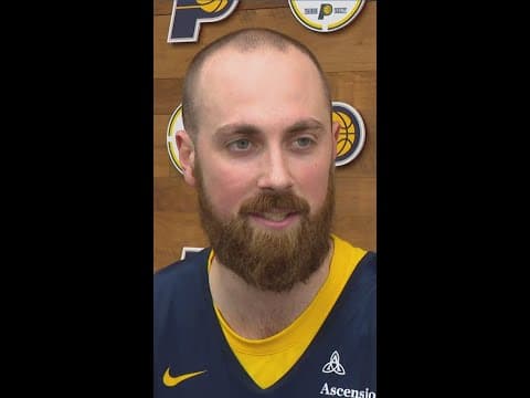 Jay Huff getting up to speed with Indiana Pacers