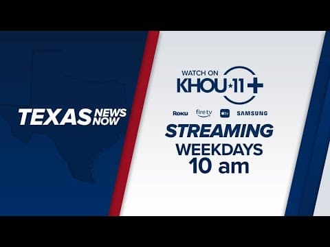 Headlines from across the state. Watch Texas News Now on KHOU 11+ at 10 a.m. Monday through Friday