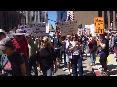 Thousands in San Diego rally for 'Hands Off' protest against Trump policies