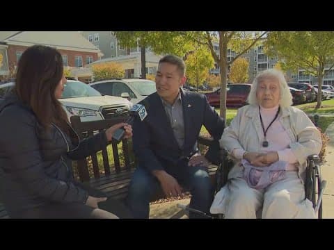 Senate candidate Hung Cao takes mother to vote in Virginia