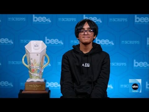 North Texas native Faizan Zaki speaks to GMA after winning Scripps National Spelling Bee
