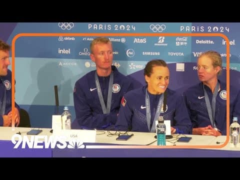 Silver-Medal Winning Triathlon Team Talks About Photo Finish