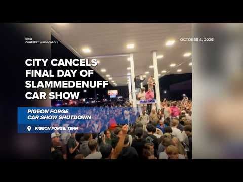 Police respond to ‘large gathering’ after Pigeon Forge car show