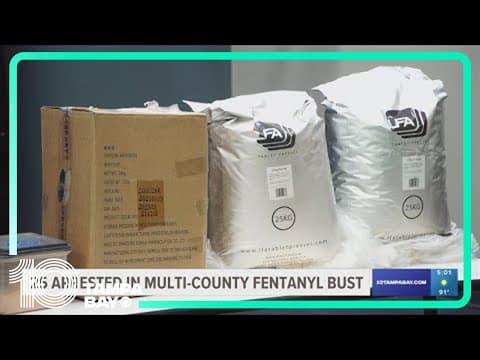 25 arrested in multi-county fentanyl bust in Florida