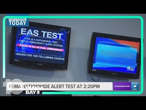 FEMA to test national emergency alert system on Wednesday
