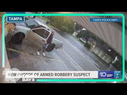 Tampa police share new photos of suspect's truck in Little Caesars robbery