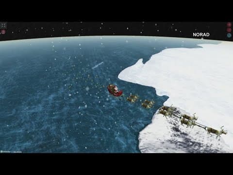 NORAD tracks Santa across the globe on Christmas Eve