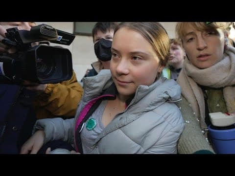 Greta Thunberg denies public order offense after she was arrested at a London protest