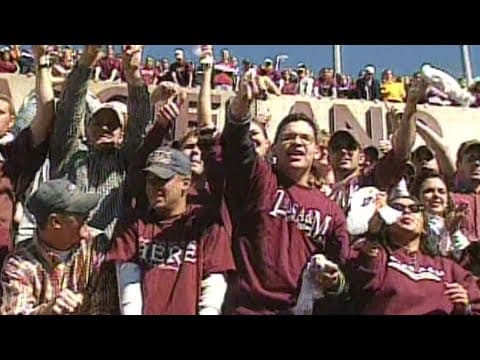 1999 Aggie Bonfire collapse | WFAA coverage of Texas-Texas A&M game