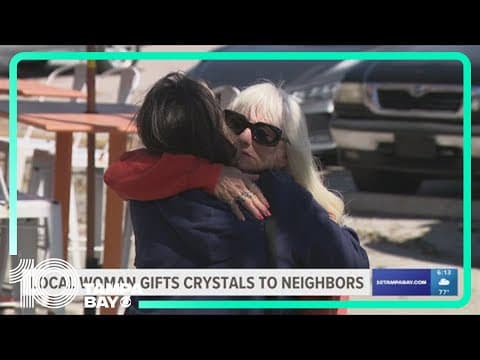 'Faith and hope': Gulfport woman gifts crystals as community rebuilds after Milton