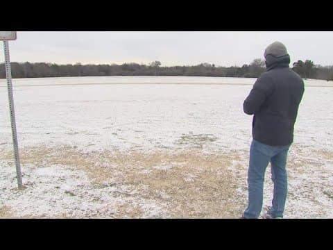 Arctic blast brings snow to parts of Dallas