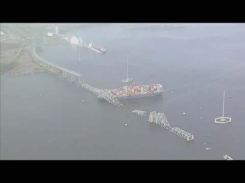 Search and rescue mission underway after Baltimore's Key Bridge collapses