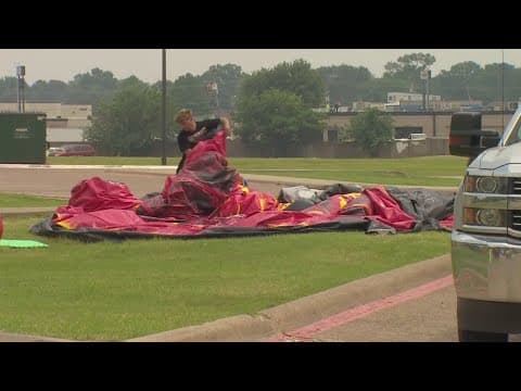 North Texas elementary students injured after wind gust lifts bounce house