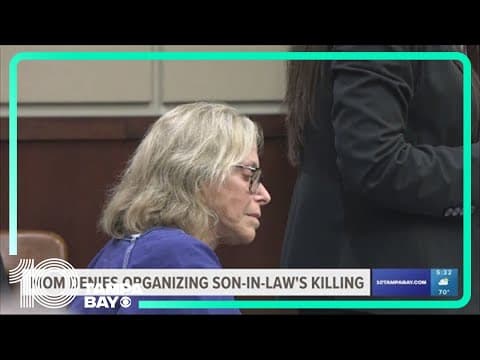 Mom denies organizing son-in-law's killing
