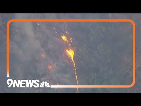 Goltra Fire in Colorado burns 204 acres, producing less smoke and fire Wednesday