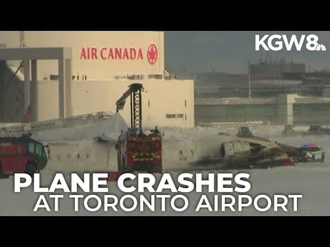 Delta flight from Minneapolis flips on Toronto Airport runway, 18 Injured