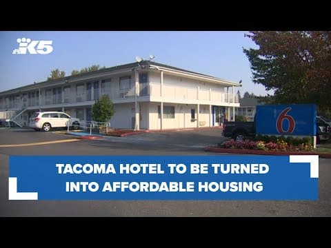 Tacoma hotel set to be turned into affordable housing