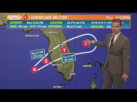 Wednesday 12PM First Weather: Hurricane Milton spawns tornadoes ahead of Florida landfall